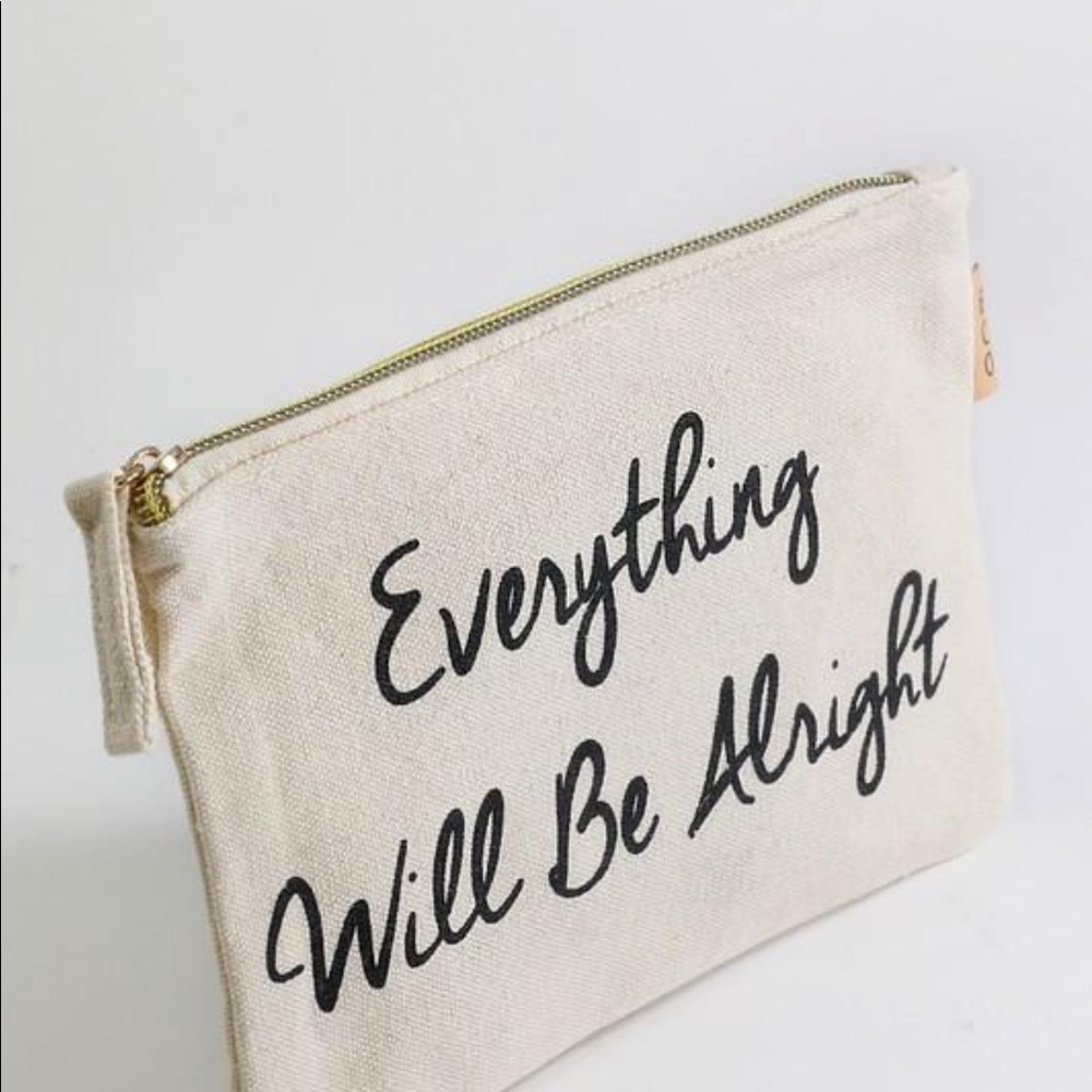Everything Will Be Alright Make Up Bag - Picture 3 of 4